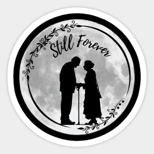 grow old together by balim Sticker